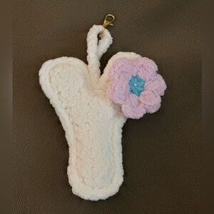 Crochet Initial Y Bag Charm Purse Backpack Keychain Handmade